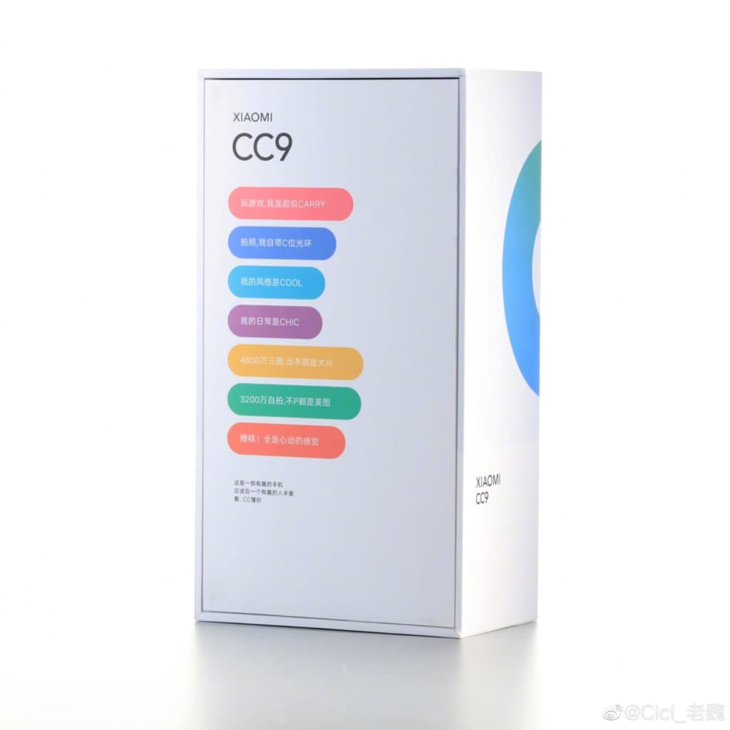 Lộ cấu hình cùng thiết kế Xiaomi CC9 - thương hiệu mới chuyên về selfie?? - Clickbuy