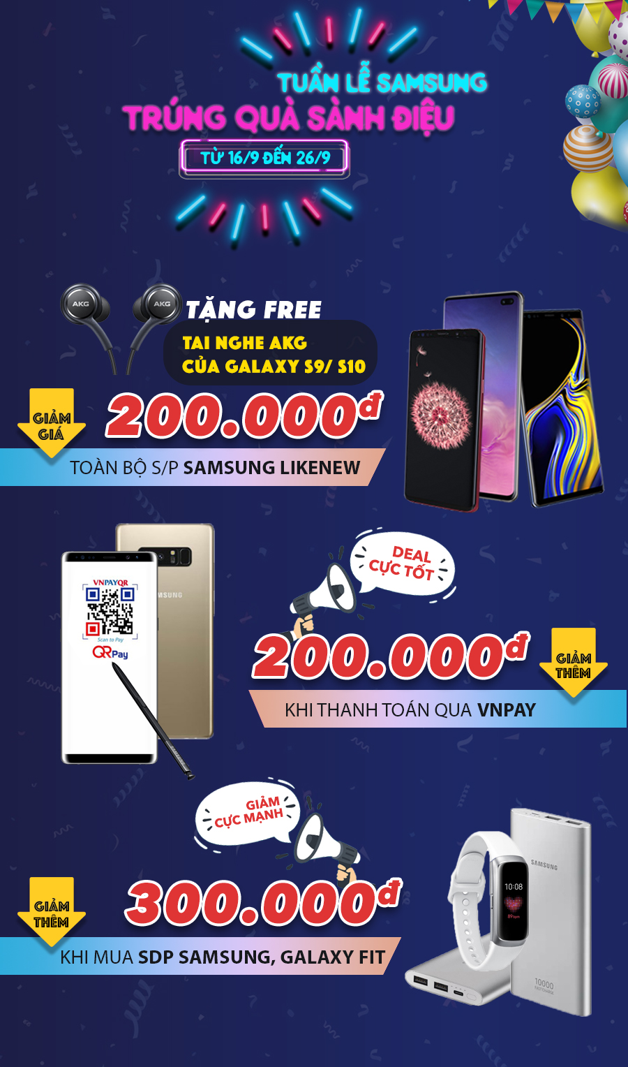 Tuần lễ Samsung - Trúng quà sành điệu! - Clickbuy