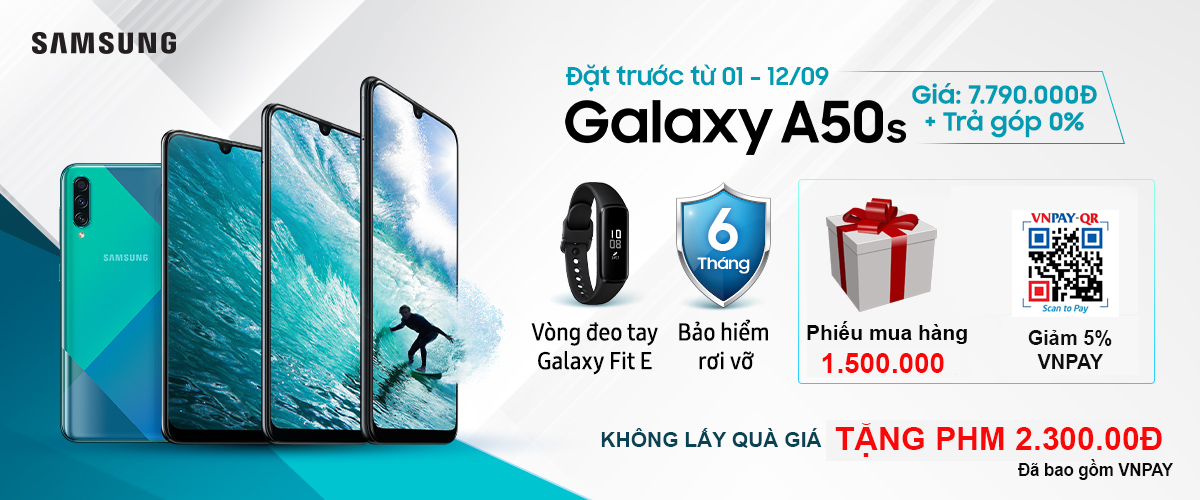 Đặt trước Galaxy A50S tặng ngay 2.3tr - Clickbuy