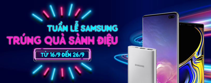Tuần lễ Samsung - Trúng quà sành điệu! - Clickbuy