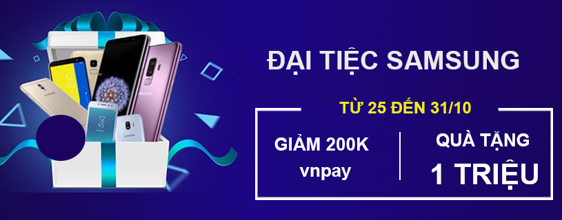 Đại tiệc Samsung cuối tháng- Quà tặng lên đến 1 triệu đồng - Clickbuy
