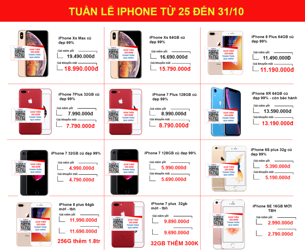 Tuần lễ iPhone từ 25 đến 31/10. Nhận quà đến 1 triệu - Clickbuy