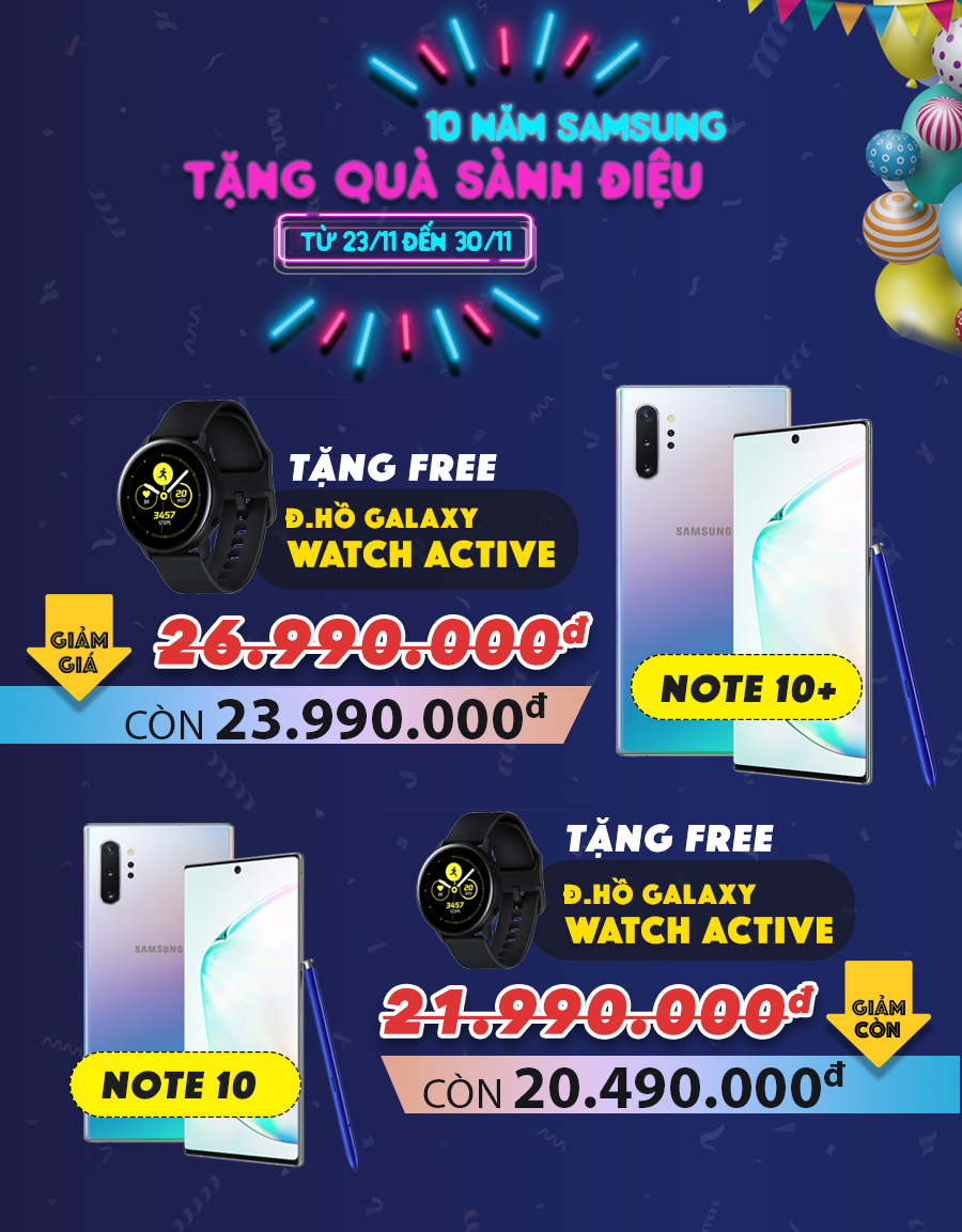 Hành trình 10 năm Samsung. Cảm ơn vì đã đồng hành! - Clickbuy