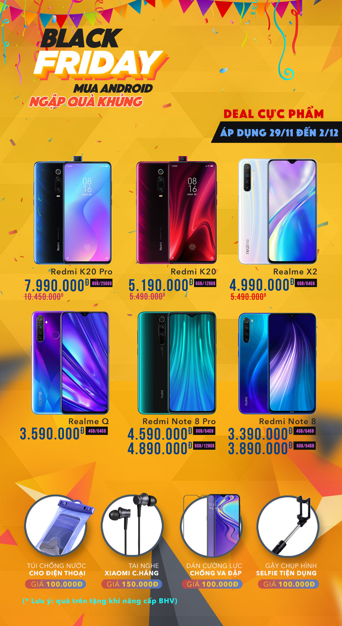 Chào BlackFriday: Mua Android - Ngập quà khủng!!! - Clickbuy