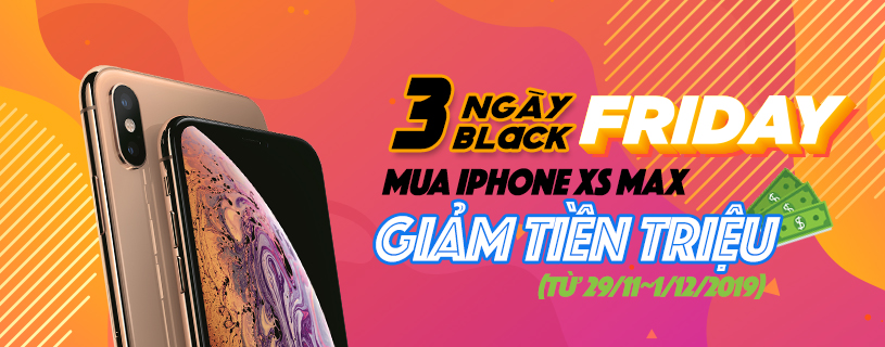 Black Friday duy nhất 3 ngày - Mua iphone XS Max Quốc Tế giảm luôn tiền Triệu!!! - Clickbuy