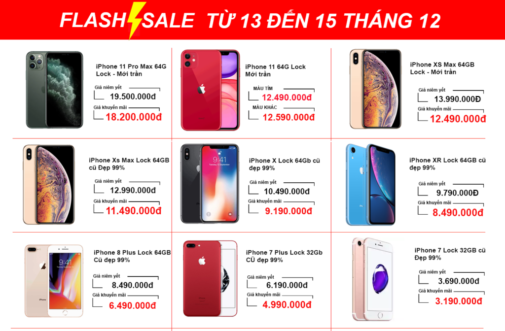 FlashSale cuối tuần - Sale hủy diệt từ 13 đến 15/12 - Clickbuy