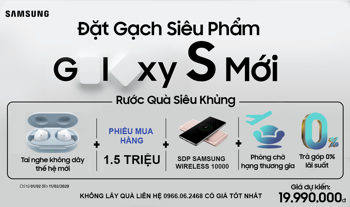 Đặt hàng ngay Galaxy S MỚI - Rước quà sành điệu - Clickbuy