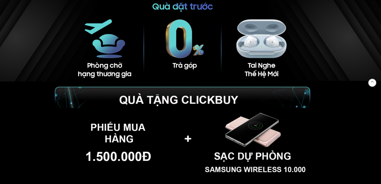 Đặt hàng ngay Galaxy S MỚI - Rước quà sành điệu - Clickbuy
