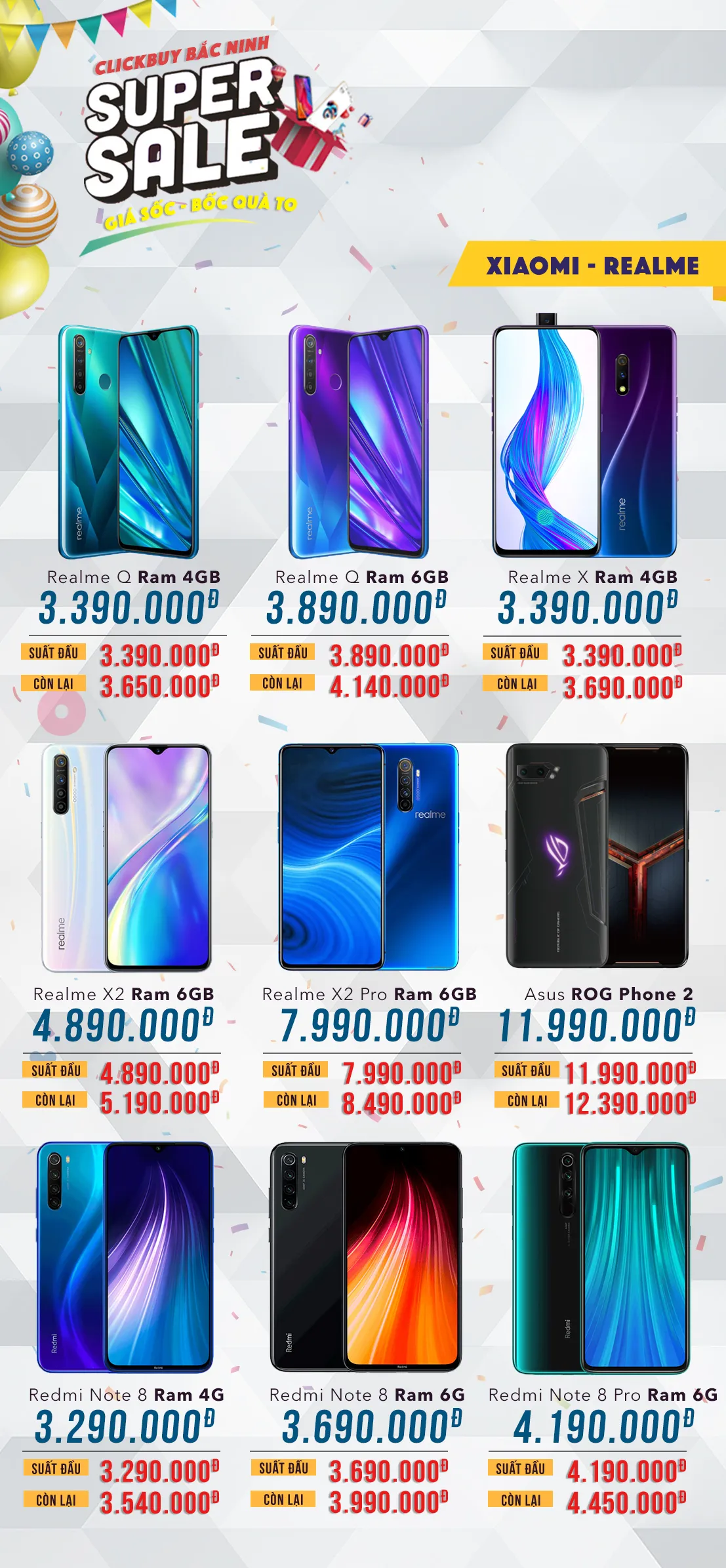 Sinh nhật Vàng - Săn sale giá shock tại Clickbuy Bắc Ninh - Clickbuy