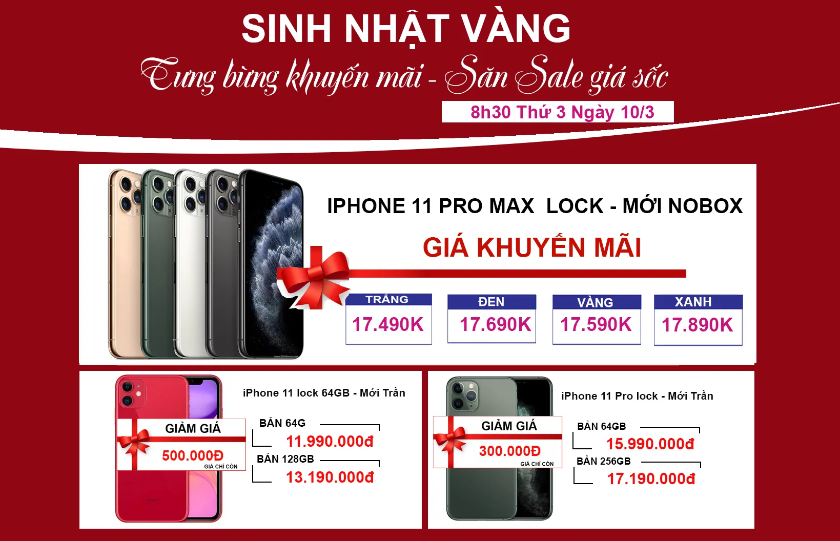 Sinh nhật Vàng - Săn sale giá shock tại Clickbuy Bắc Ninh - Clickbuy