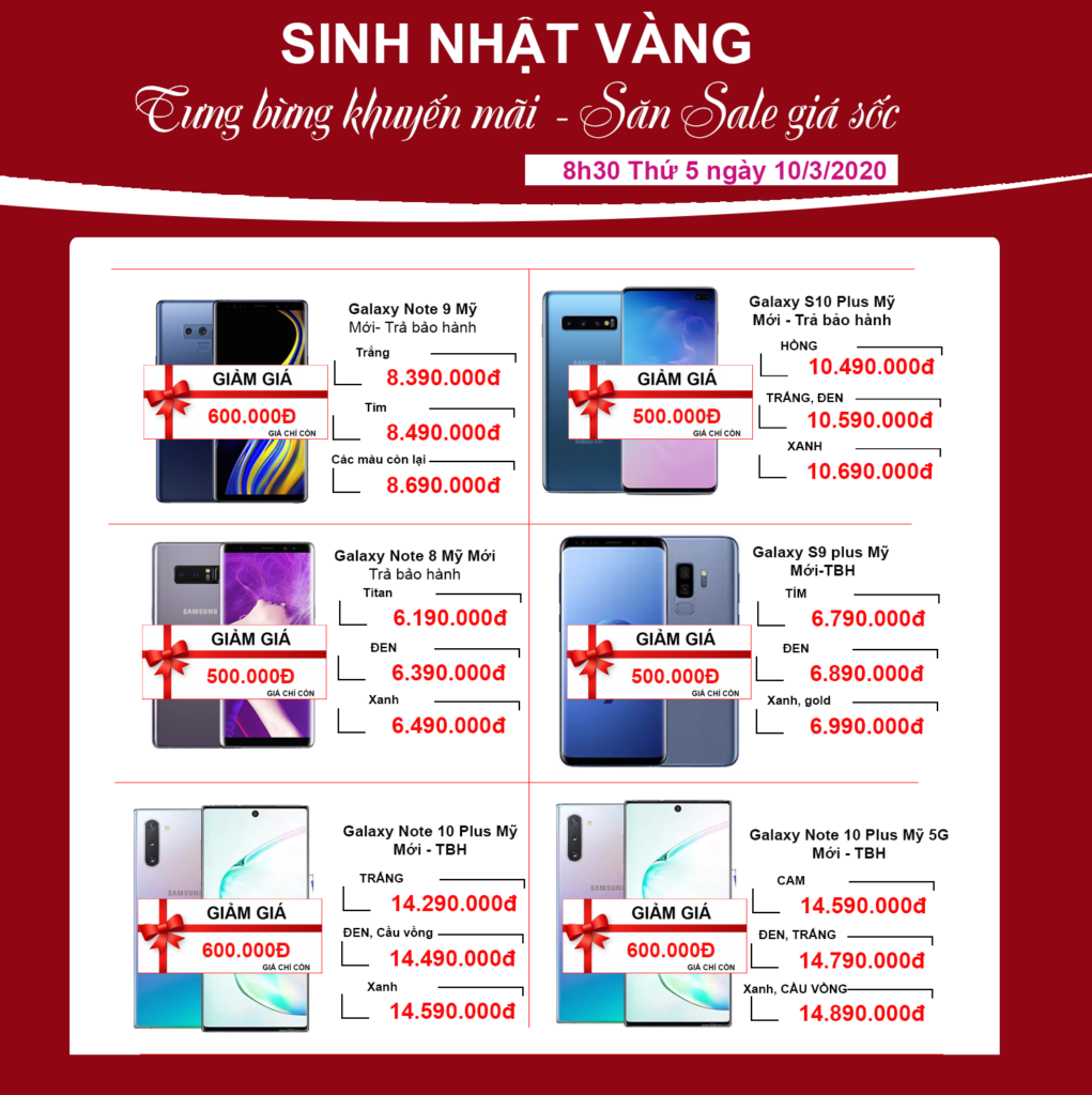 Sinh nhật Vàng - Săn sale giá shock tại Clickbuy Bắc Ninh - Clickbuy