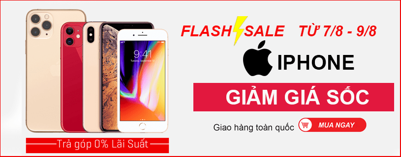 Flash sale iPhone tuần từ 7/8 - hết 9/8: Toàn hàng chất - Giá rẻ ngất - Clickbuy