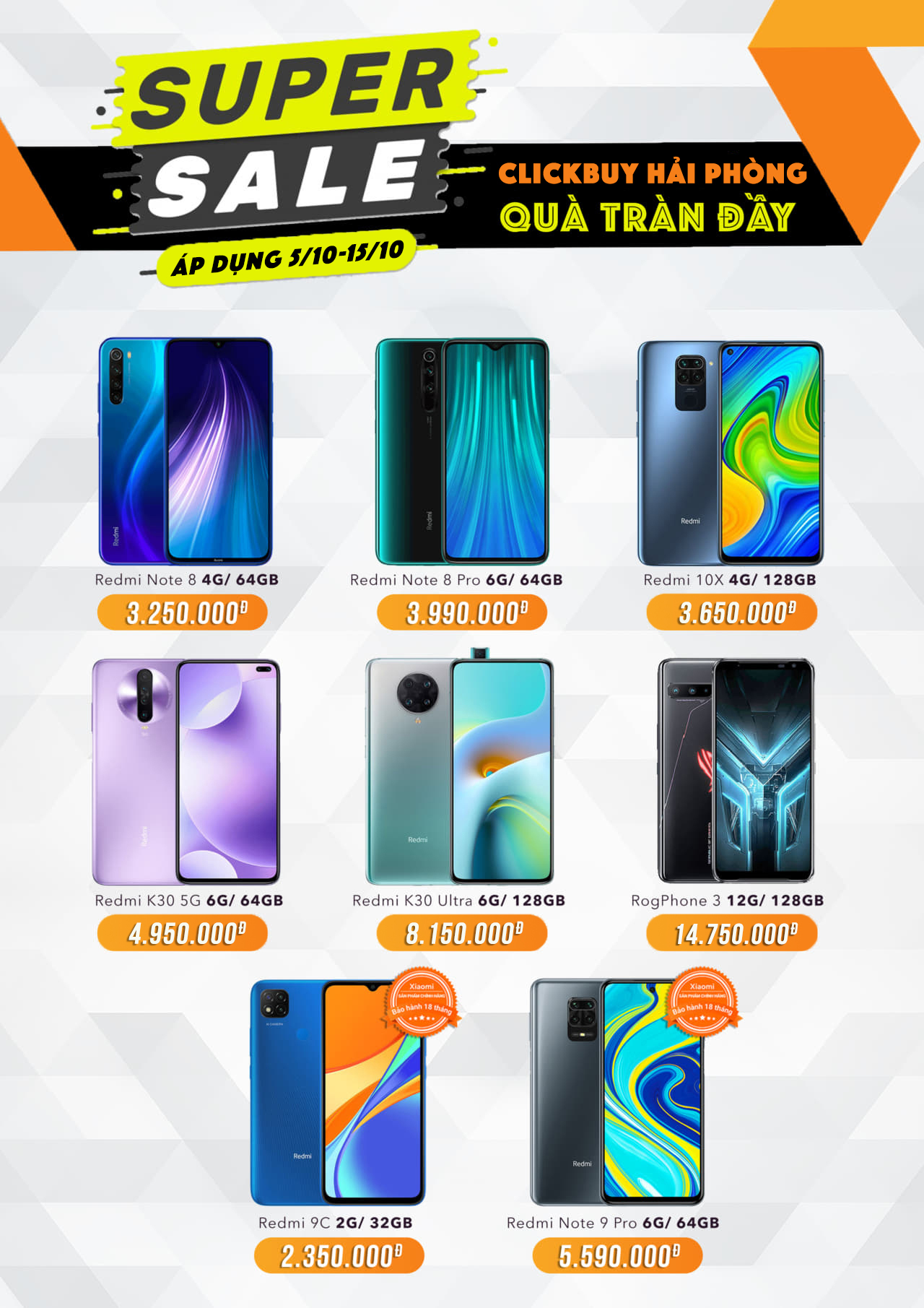 Bão sale siêu sốc tại Clickbuy Hải Phòng - Clickbuy