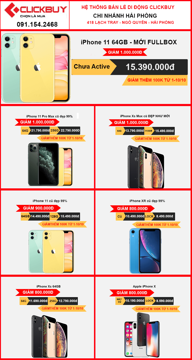 Bão sale siêu sốc tại Clickbuy Hải Phòng - Clickbuy
