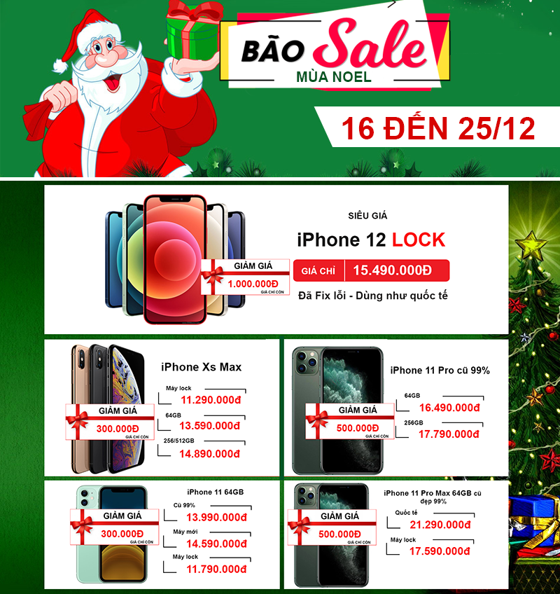 Bão sale noel - Táo sập sàn - Đến Clickbuy - Clickbuy