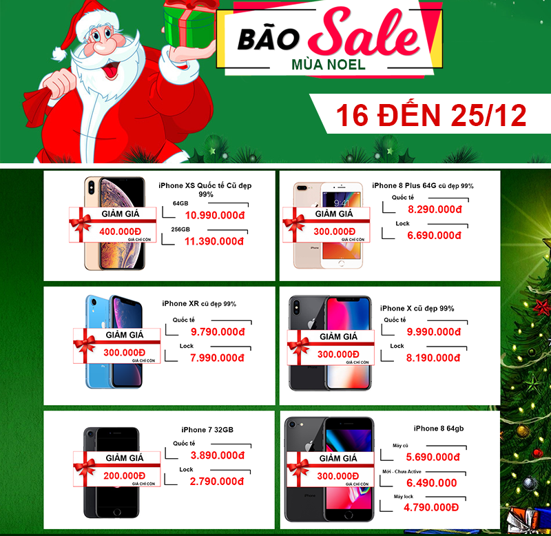 Bão sale noel - Táo sập sàn - Đến Clickbuy - Clickbuy