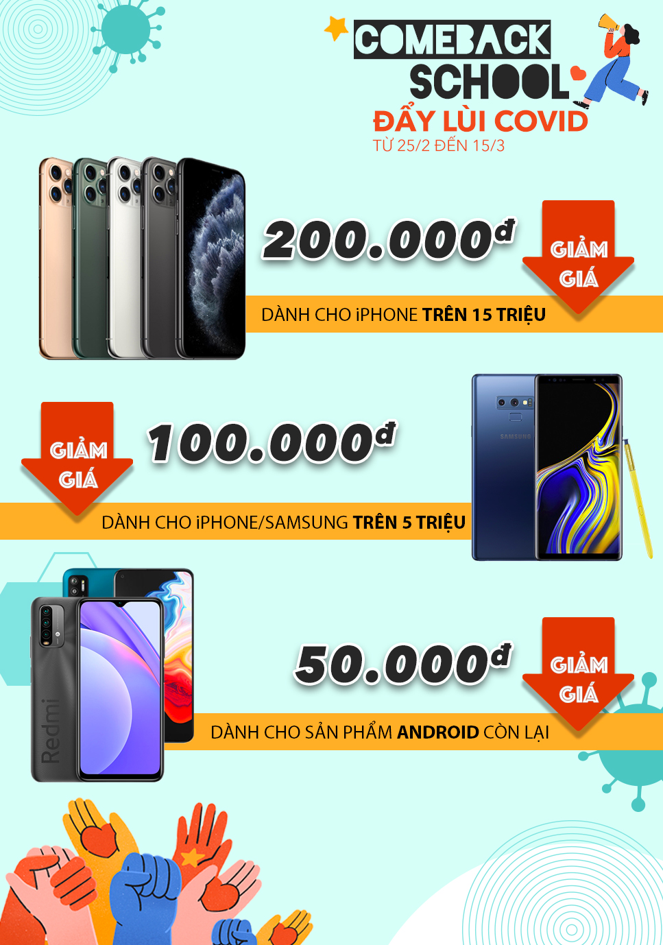 Comeback School - Đẩy lùi Covid - Clickbuy