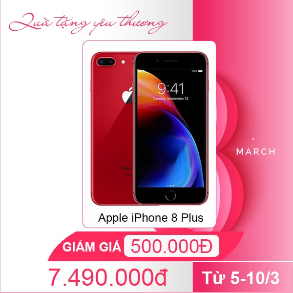 Quà tặng yêu thương, giảm đến 8 Triệu ngày 8/3 - Clickbuy