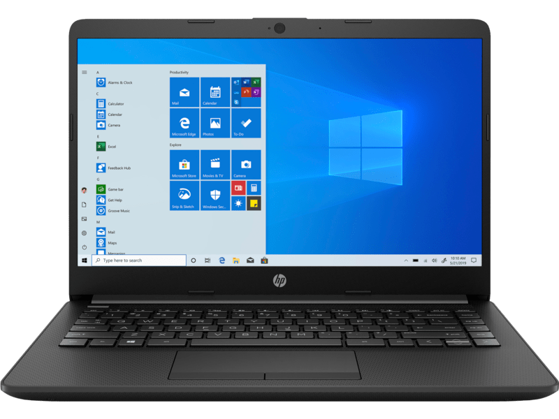 Laptop HP 14-cf2209NIA( Intel Celeron® N4020 /4GB RAM/128GB SSD/14 HD/Win10/Jetblack)-44085