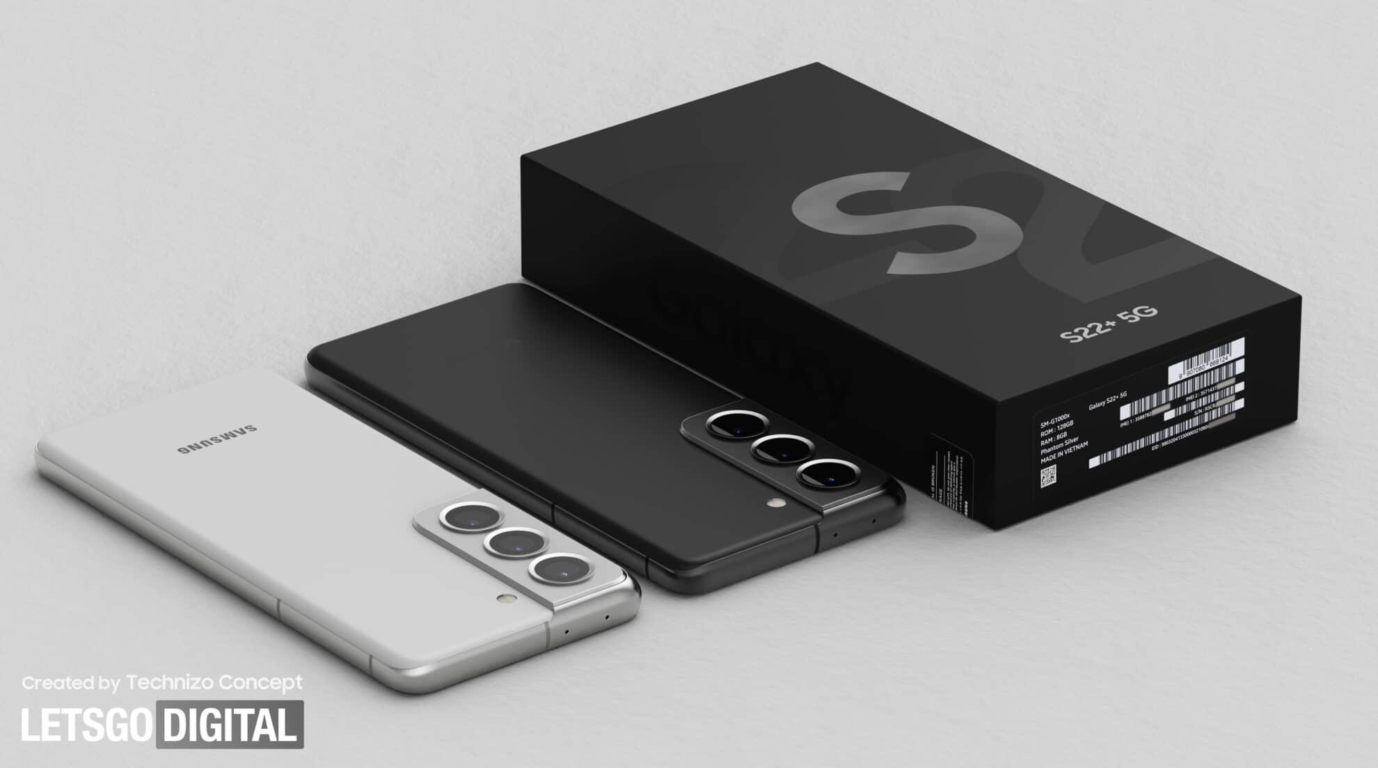 Tùy chọn màu sắc và thiết kế của Samsung Galaxy S22 Plus được tiết lộ qua loạt ảnh renders trước tin đồn ra mắt vào ngày 8 tháng 2.