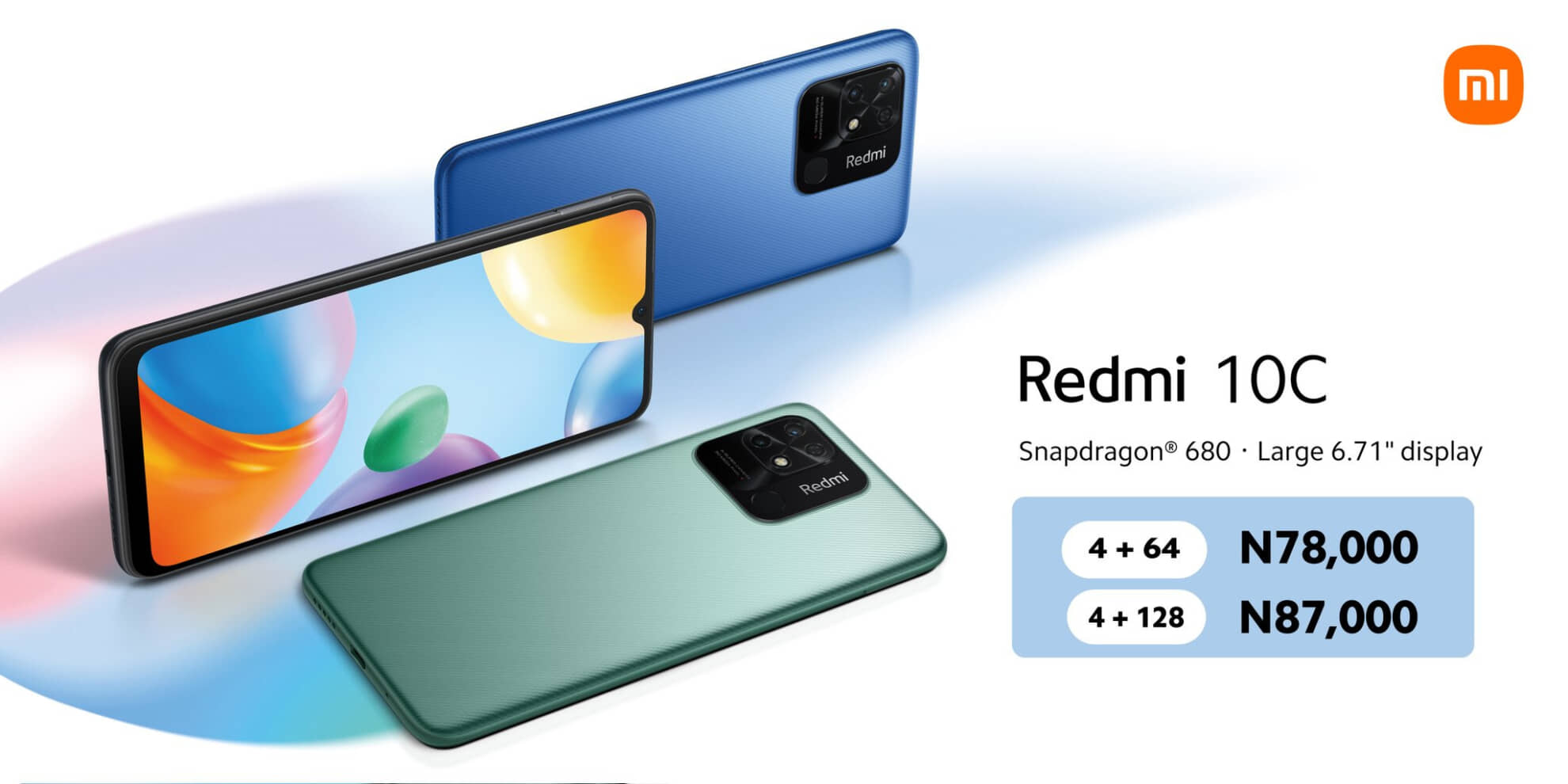 Xiaomi Redmi 10C ra mắt với camera kép 50MP, màn hình 6.71-inch, v.v..