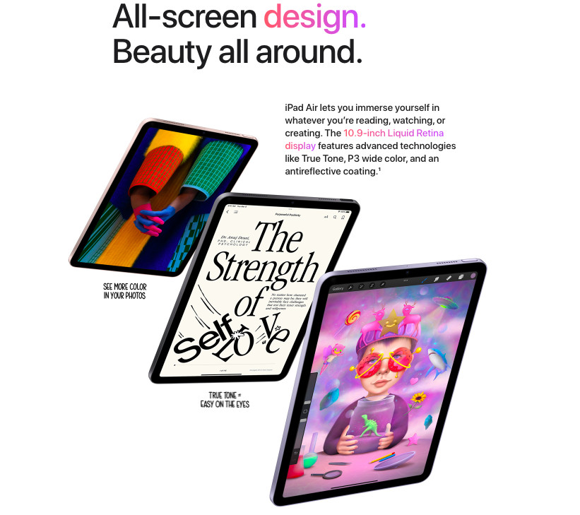 Apple iPad Air 5G với chip M1 đột phá, 5G cực nhanh, v.v.. ra mắt