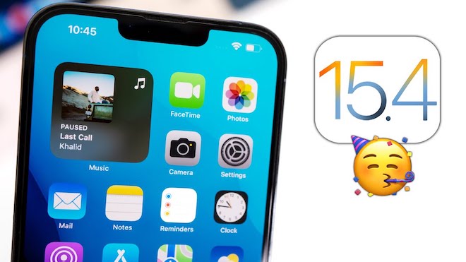 Apple chính thức phát hành iOS 15.4: Cho phép mở khóa Face ID mà không cần tháo khẩu trang - Clickbuy