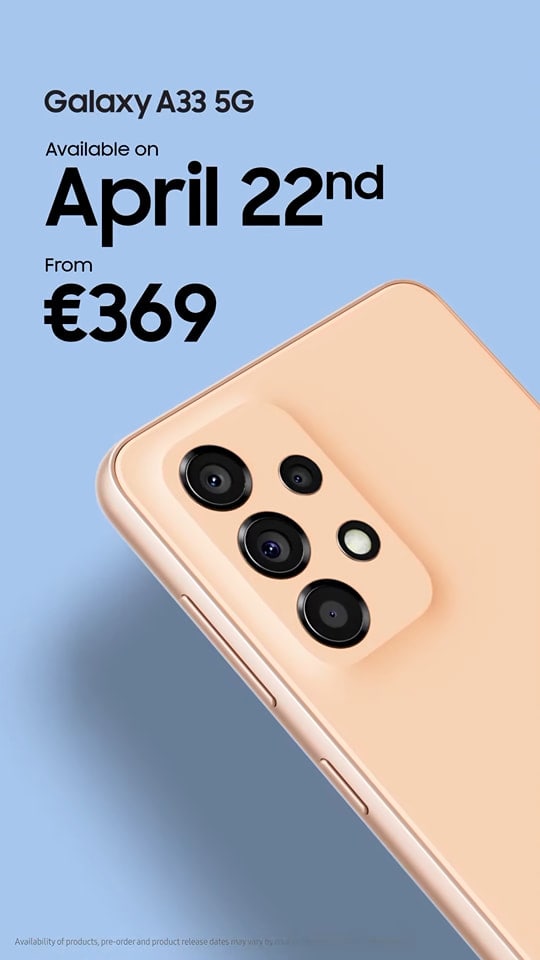 Samsung ra mắt Galaxy A33 5G và Galaxy A53 5G: Màn hình 120Hz, sạc nhanh 25W, kháng bụi kháng nước IP67 - Clickbuy