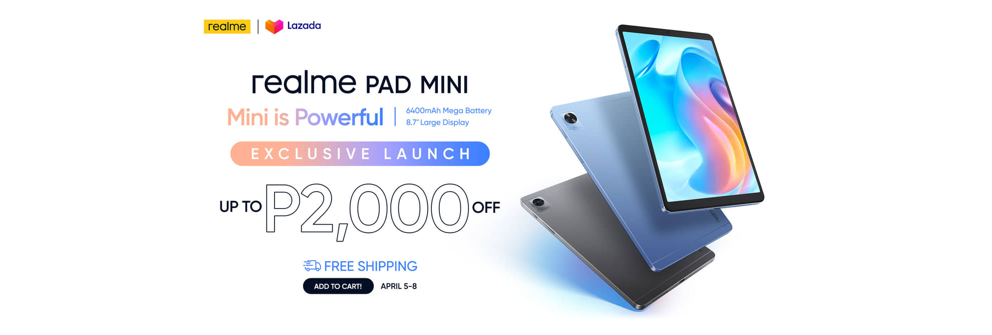 Realme Pad Mini ra mắt với màn hình 8.7", SoC UNISOC T616, v.v..