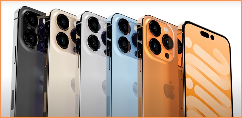 iPhone 14 Pro Max màu Sunset Gold nổi bật trước các phiên bản màu còn lại iPhone 14 Pro Max màu Sunset Gold lộ ảnh sang chảnh, nhức cái nách iFans - Clickbuy