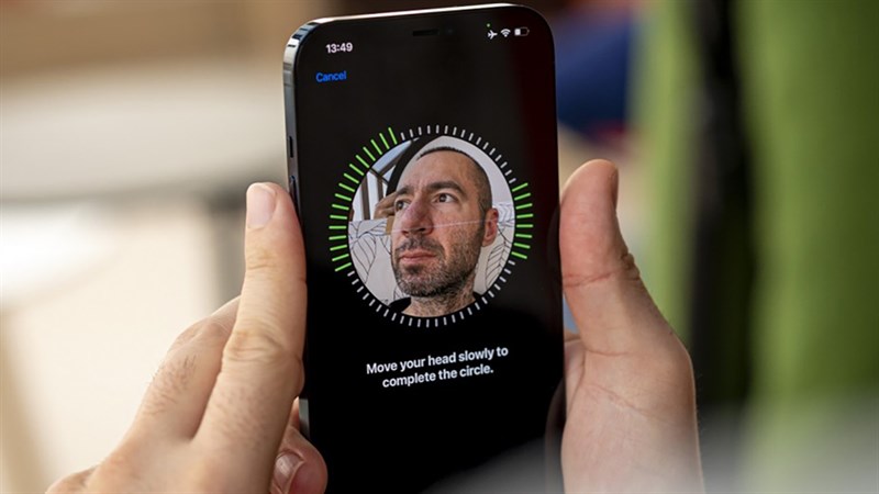 Mở khóa Face ID không cần vuốt màn hình cực đơn giản. - Clickbuy