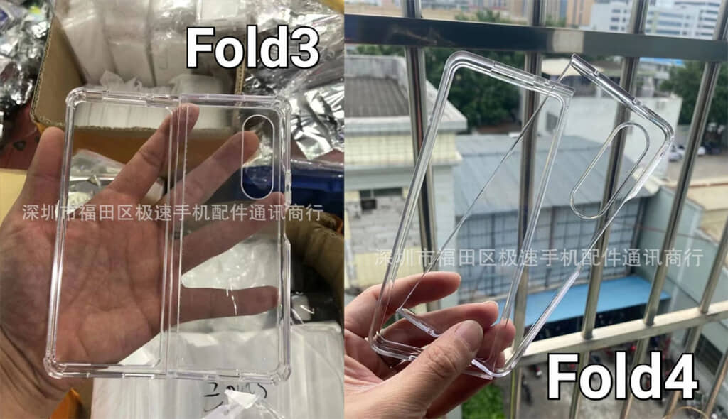 Ốp lưng của Galaxy Z Fold3 và Ốp lưng của Galaxy Z Fold4 Rò rỉ Galaxy Z Fold4 sẽ có tỉ lệ màn hình to hơn Galaxy Z Fold3 - Clickbuy