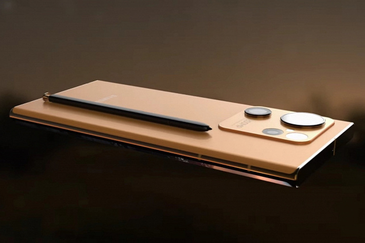 Chiêm ngưỡng concept ý tưởng Galaxy S23 Ultra màu Vàng đồng - Clickbuy