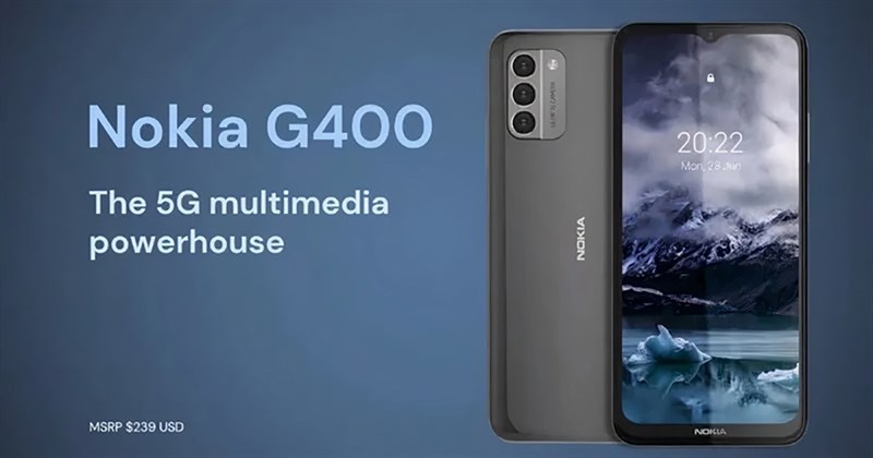 Lộ diện Nokia G400 5G với giá gần 6 triệu đồng - Clickbuy