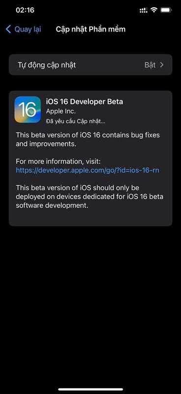 Hình ảnh cài đặt iOS 16 Developer Beta Đã có thể cập nhật lên iOS 16 Beta, tin vui dành cho các iFan đây rồi - Clickbuy
