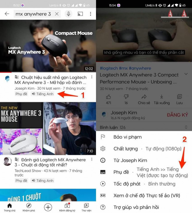 Hướng dẫn bật tính năng phụ đề trên TikTok và YouTube