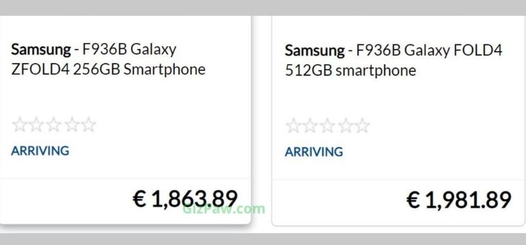 Rò rỉ giá bán Samsung Galaxy Z Fold4, Flip4 tại thị trường Châu Âu - Clickbuy