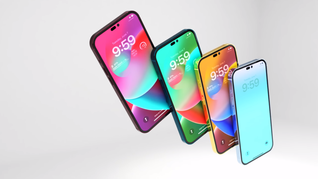 iFan xỉu up xỉu down với concept 6 màu mới của iPhone 14 Pro - Clickbuy