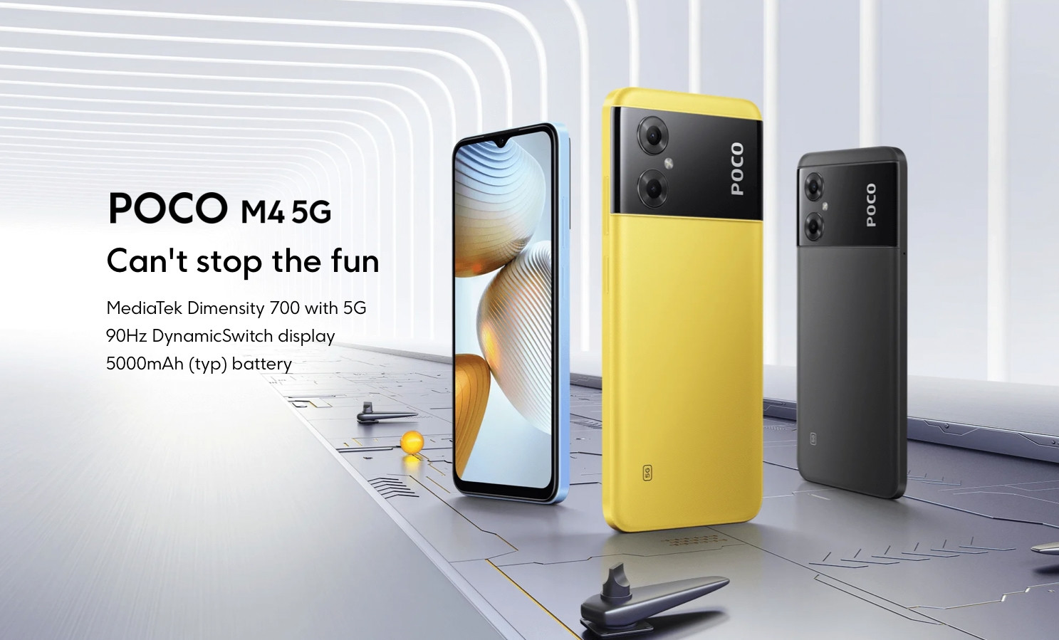 Xiaomi POCO M5 4G tung teaser chính thức với SoC MediaTek Helio G99