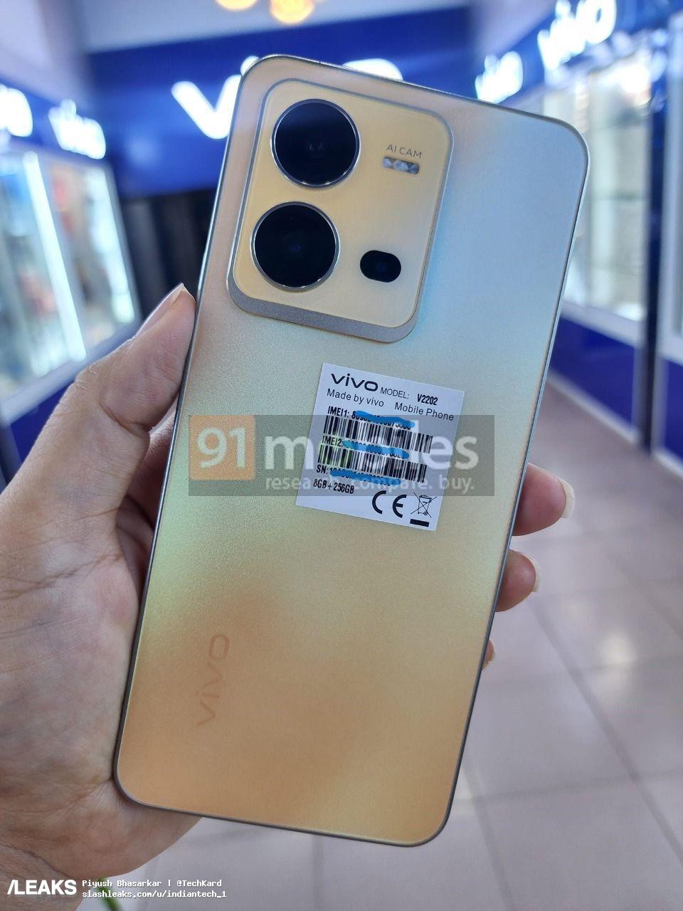 Vivo V23e 5G lộ các tùy chọn màu sắc và thông số kỹ thuật
