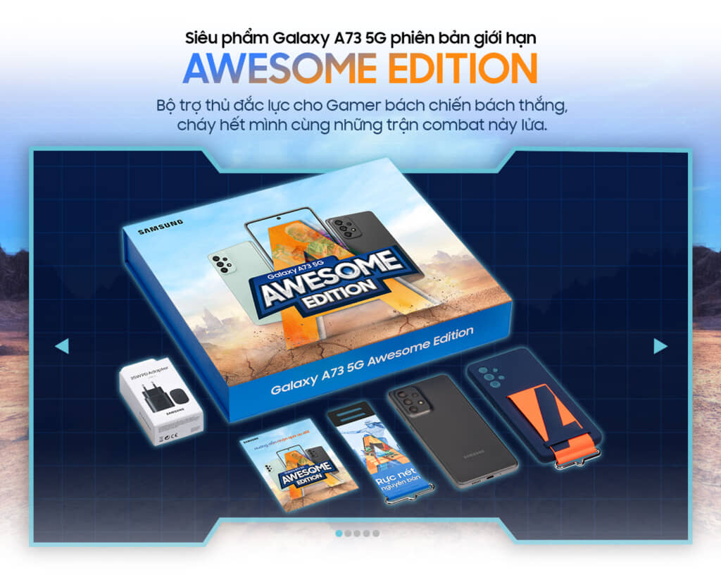 Ra mắt Galaxy A73 5G Awesome Edition phiên bản giới hạn dành cho game thủ - Clickbuy