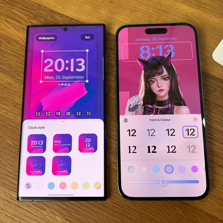 Samsung đang bắt chước màn hình khóa của Apple? - Clickbuy