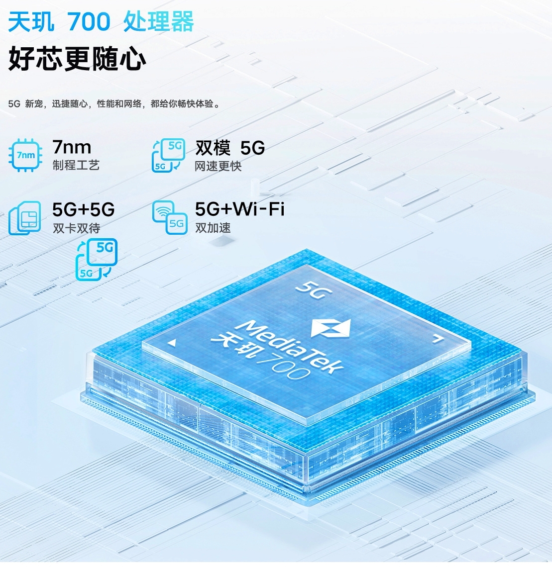 Vivo Y52t 5G ra mắt với SoC Dimensity 700, pin 5.000mAh, v.v..