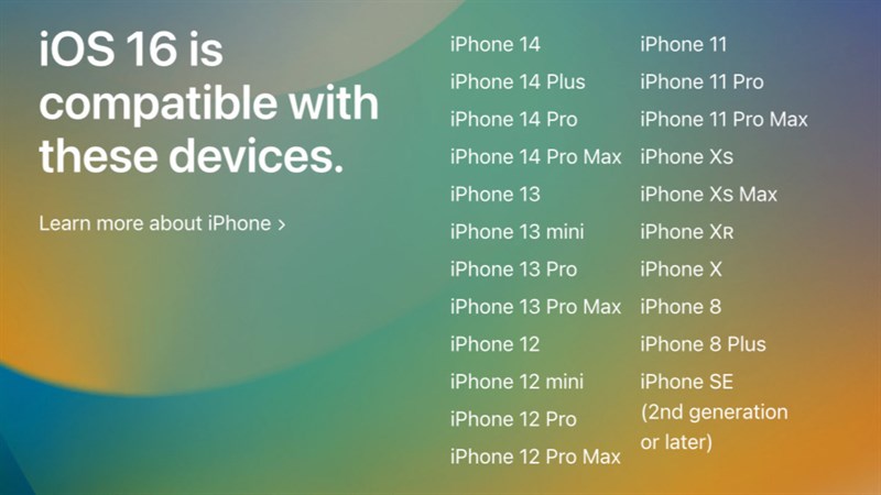 Ngay bây giờ bạn đã có thể cập nhật phiên bản iOS 16 chính thức, lên ngay thôi nào! - Clickbuy
