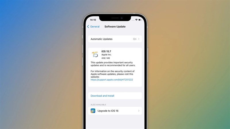 Apple ngừng hỗ trợ hạ cấp hai phiên bản iOS 16 đầu tiên, vẫn có cách xuống iOS 15 - Clickbuy