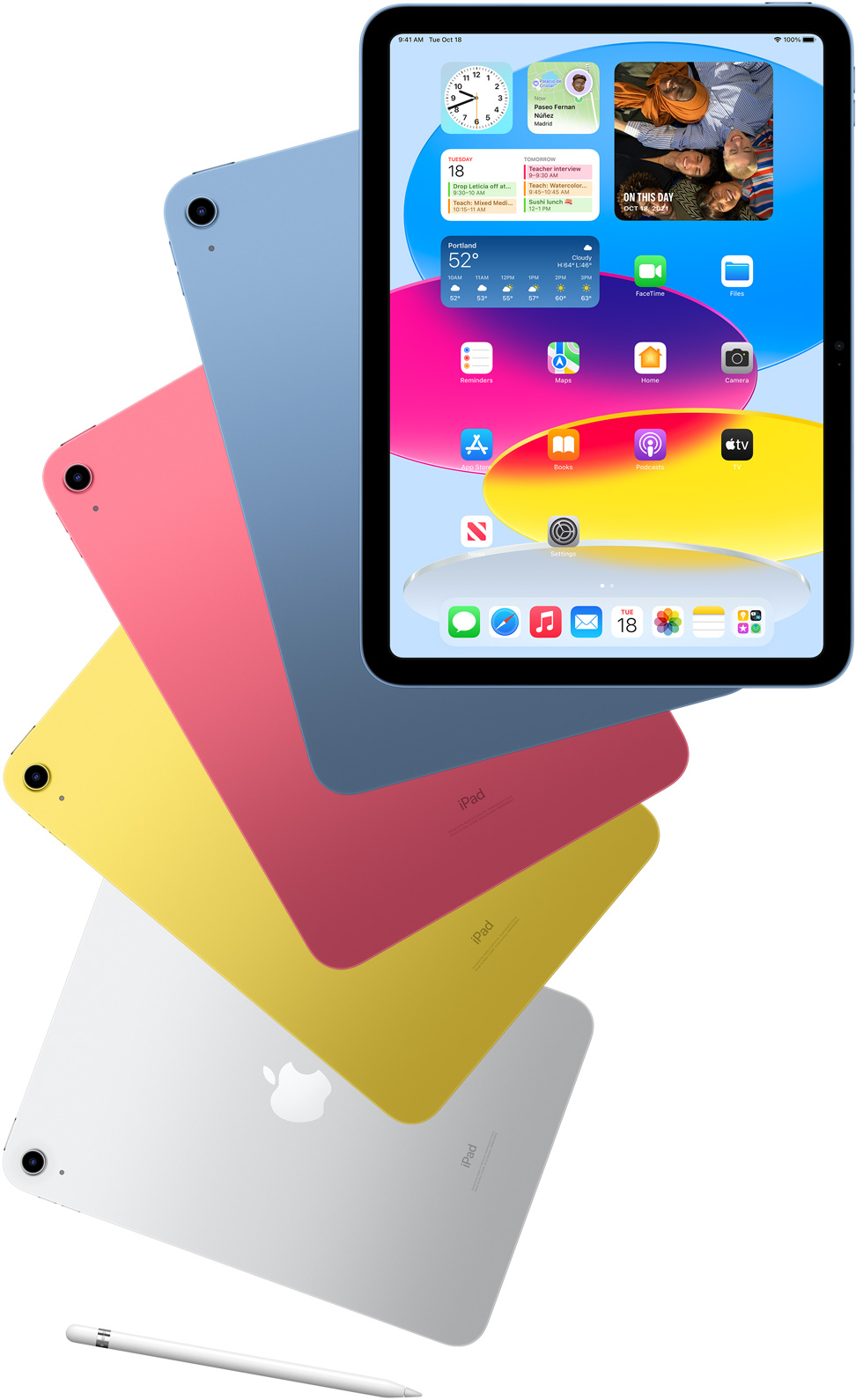 Apple ra mắt iPad được thiết kế lại hoàn toàn với bốn màu sắc