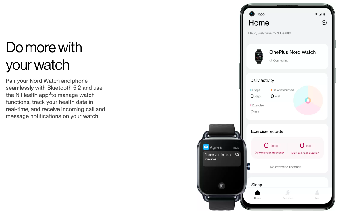 OnePlus Nord Watch ra mắt với màn hình 1.78", pin đến 10 ngày