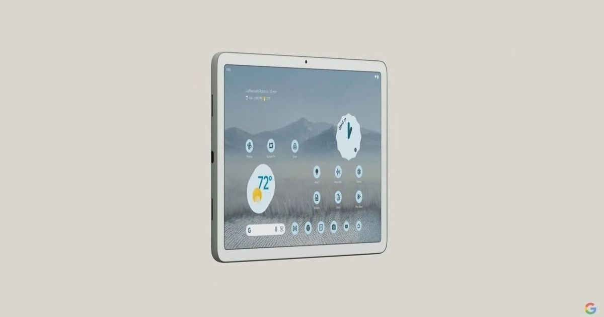 Google Pixel Tablet với SoC Google Tensor tiết lộ thiết kế chi tiết