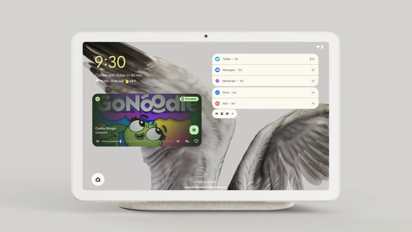 Google Pixel Tablet ra mắt với chip Tensor G2, camera hàng đầu
