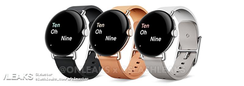 Google Pixel Watch tiết lộ thiết kế trước khi ra mắt chính thức